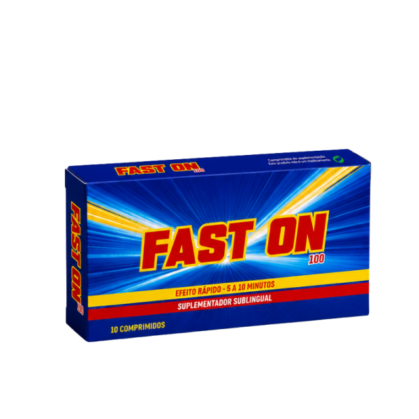 FAST ON 100 - SUBLINGUAL, AÇÃO RÁPIDA | 10 COMPRIMIDOS