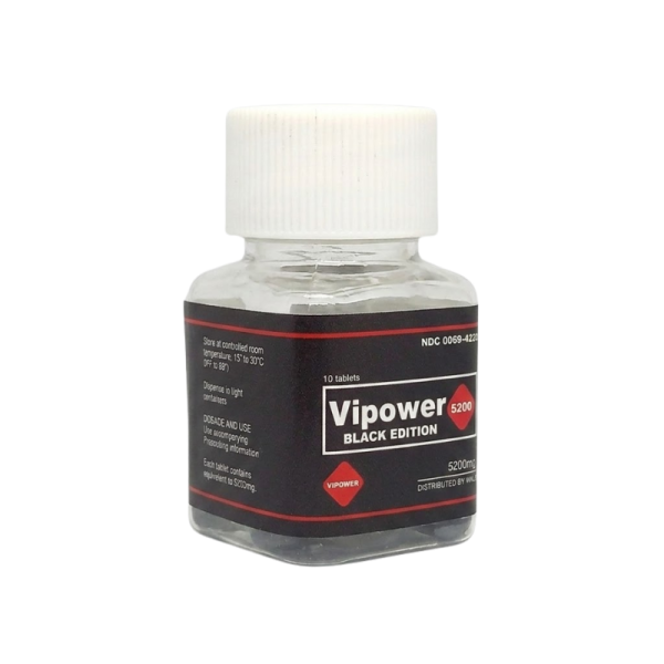 VIPOWER - 5200 BLACK EDITION | 10 COMPRIMIDOS