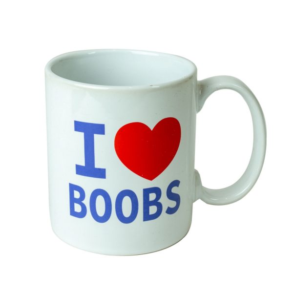 CANECA "I LOVE BOOBS"