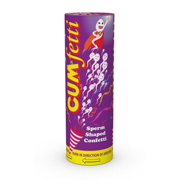 CONFETTI EM FORMA DE ESPERMA CUMFETTI