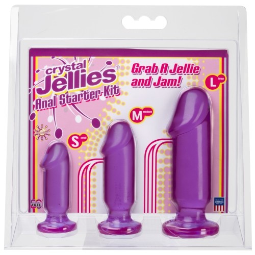 KIT DE PLUGS ANAIS ANAL STARTER KIT ROXO 1 KIT DE PLUGS ANAIS ANAL STARTER KIT ROXO