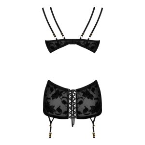 CAMISA DE NOITE E TANGA XIOMARA PRETO BEAUTY NIGHT FASHION - Image 9