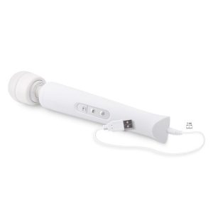 MASSAJADOR COM CARREGADOR USB CANDY PIE MAGIC WAND BRANCO - Image 3