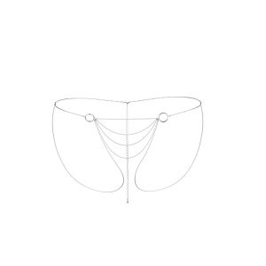 COLAR CORPORAL CULOTTE THE MAGNIFIQUE COLLECTION BIJOUX INDISCRETS PRATEADO - Image 2