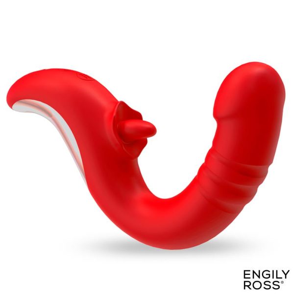 ENGILY ROSS DRAKO VIBRADOR COM IMPULSO E LINGUA OSCILANTE 360º
