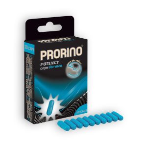 CÁPSULAS ESTIMULANTES PRORINO POTENCY CAPS PARA HOMEM 10 CÁPSULAS - Image 1