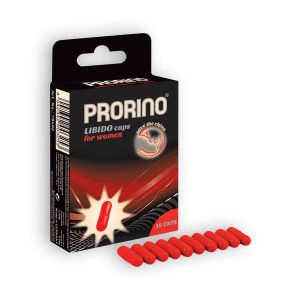 CÁPSULAS ESTIMULANTES PRORINO LIBIDO CAPS PARA MULHER 10 CÁPSULAS - Image 1