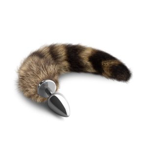 PLUG ANAL COM CAUDA FOXY SILVER METAL CRUSHIOUS - Image 1