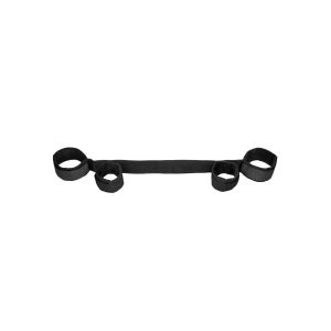BARRA AFASTADORA COM ALGEMAS OUCH! SPREADER BAR WITH CUFFS PRETA - Image 1