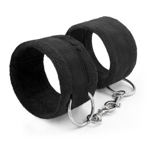 ALGEMAS DE VELCRO TOUGH LOVE COM CORRENTE DE 40CM EXTRA CRUSHIOUS PRETAS - Image 3