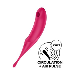 ESTIMULADOR TWIRLING PRO VERMELHO SATISFYER - Image 1