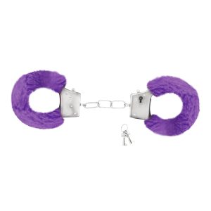 ALGEMAS DE PELUCHE LOVE CUFFS CRUSHIOUS ROXAS - Image 1