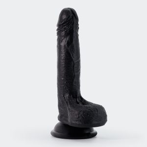 DILDO DE SILICONE LÍQUIDO INVIKTUS 7 CRUSHIOUS PRETO - Image 1
