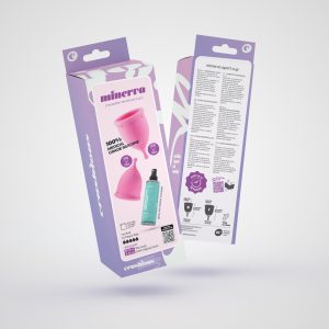 COPOS MENSTRUAIS MINERVA S + L COM BOLSA E LIMPADOR DE BRINQUEDOS 150 ML CRUSHIOUS - Image 14