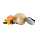 PÓ CORPORAL BIJOUX DE CHOCOLATE NEGRO E CITRINOS