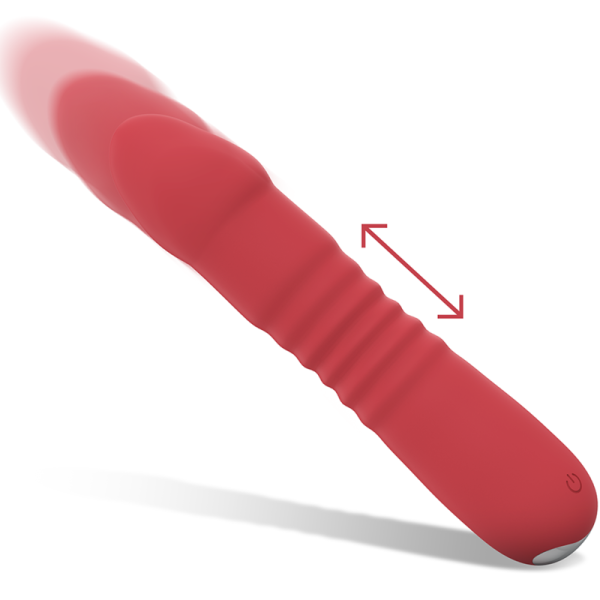 VIBRADOR UP & DOWN JUNI (VERMELHO)