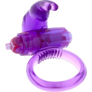 SEVEN CREATIONS - ANILLO VIBRADOR DE SILICONA LILA - Image 1
