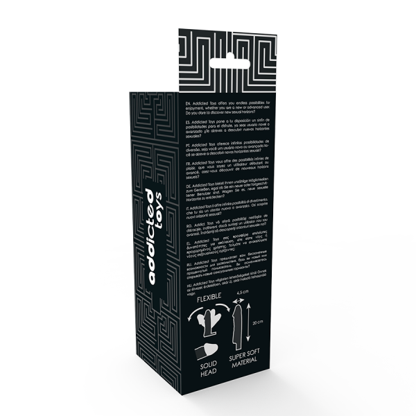 MANGA EXTENSORA PARA O PÉNIS ADDICTED TOYS #1 (PRETO)