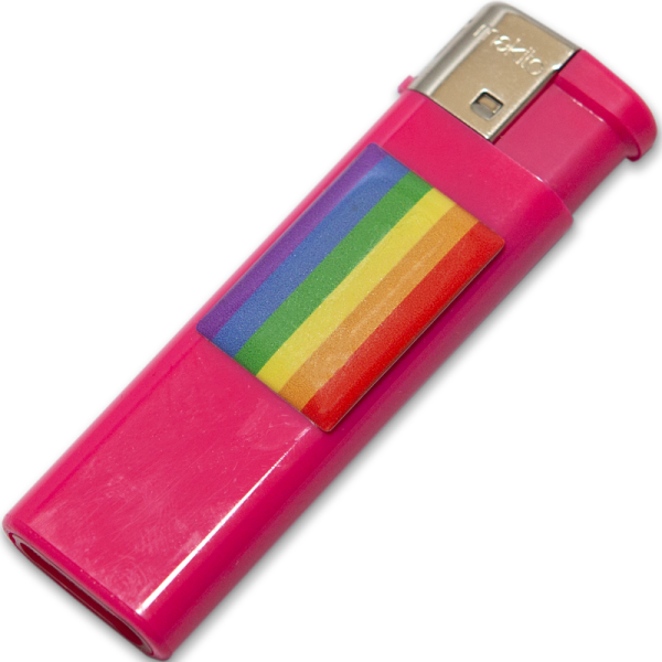 ISQUEIRO COM BANDEIRA LGBT