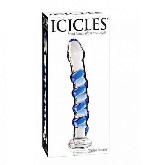 DILDO DE VIDRO ICICLES N. 05 1 DILDO DE VIDRO ICICLES N. 05