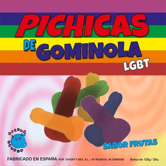 GOMAS EM FORMA DE PÉNIS