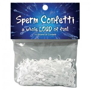 CONFETTI EM FORMA DE ESPERMA
