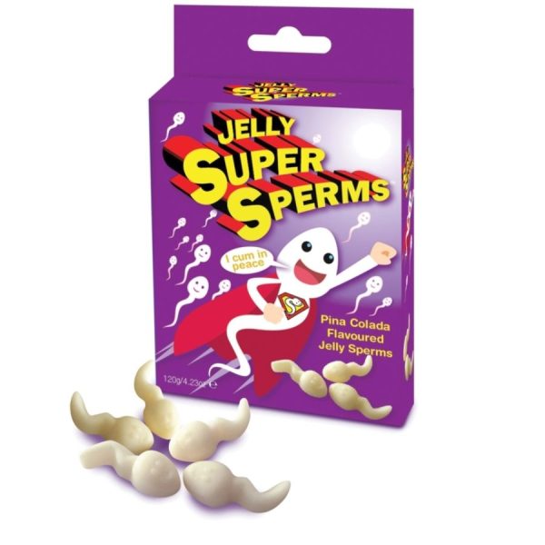 GOMAS EM FORMA DE ESPERMATOZOIDE