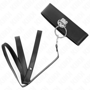 COLEIRA BDSM TACHAS COM TRELA 116 CM PVC | 50 X 5 CM - Image 4