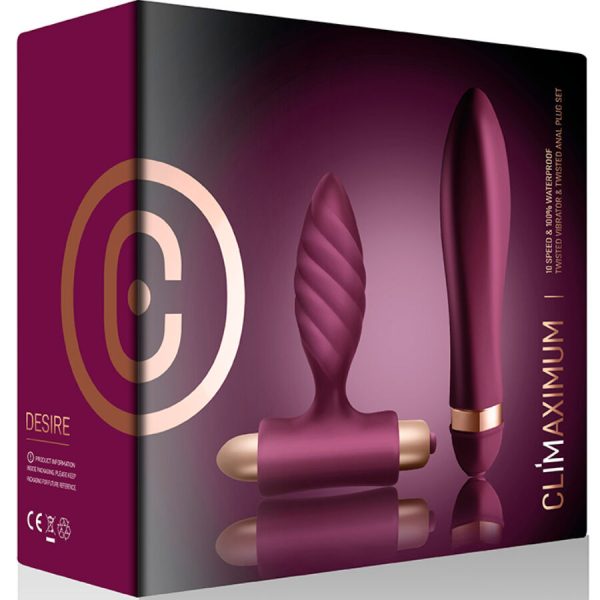 KIT COM VIBRADOR + PLUG ANAL DESIRE 4 KIT COM VIBRADOR + PLUG ANAL DESIRE