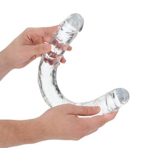DILDO DUPLO REALROCK CRYSTAL CLEAR | 45 CM - Image 6