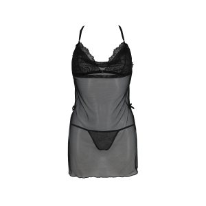 CAMISA DE NOITE E TANGA DELIENA (PRETO) - Image 3