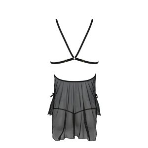 CAMISA DE NOITE E TANGA DELIENA (PRETO) - Image 4