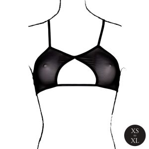 SUTIÃ DE MALHA KEYHOLE (PRETO) | XS / XL - Image 4