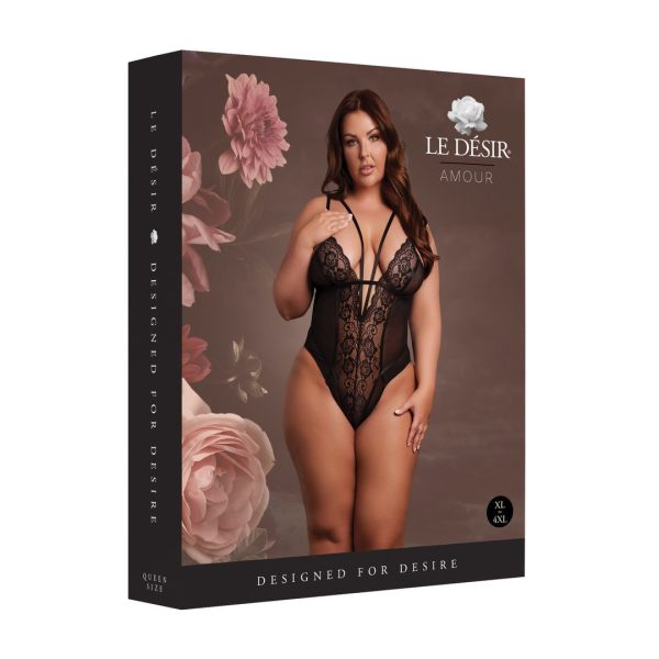 BODY WIRELESS LACE LE DÉSIR (PRETO) | TAMANHO QUEEN