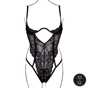 BODY LACE UNDERWIRED (PRETO) | XS / XL - Image 5