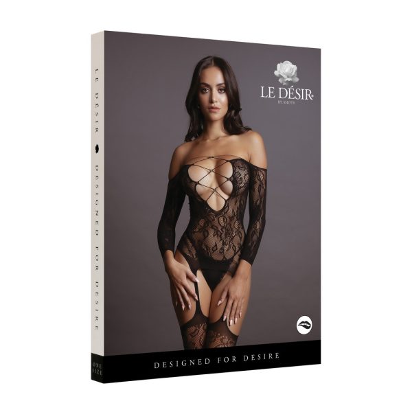CATSUIT CRISS CROSS NECK