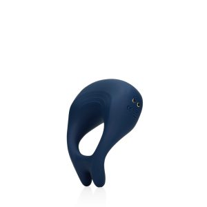 ANEL PARA O PÉNIS POINTED COM VIBRAÇÃO (AZUL) - Image 5