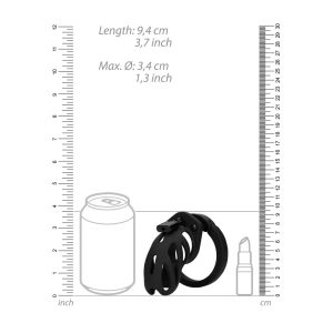 JAULA DE CASTIDADE MODEL 24 (PRETO) | 9 CM - Image 6
