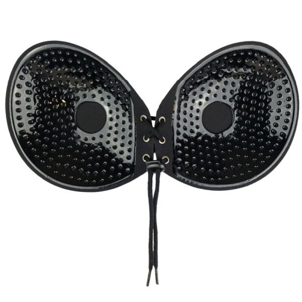 SUTIÃ ADESIVO ENTRELAÇADO (PRETO) | COPA A