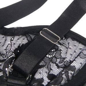 BODY DE RENDA COM CINTO DE LIGAS (PRETO) | S/M - Image 9