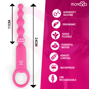 VIBRADOR ANAL RONIE COM COMANDO (ROSA) - Image 4