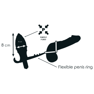 PLUG ANAL COM ANEL DUPLO PARA O PÉNIS - Image 3