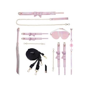 KIT BDSM COM BOLSA PARIS COLLECTION (ROSA) - Image 1