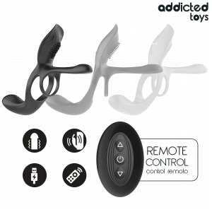 ANEL PARA O PÉNIS DUPLO COM ESTIMULADOR DE CLÍTORIS - Image 3