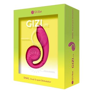 VIBRADOR GIZI LITE PONTO G E CLÍTORIS (ROSA) - Image 4
