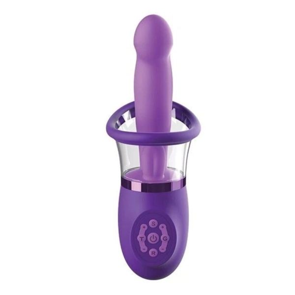 VIBRADOR COM SUGADOR DE CLÍTORIS